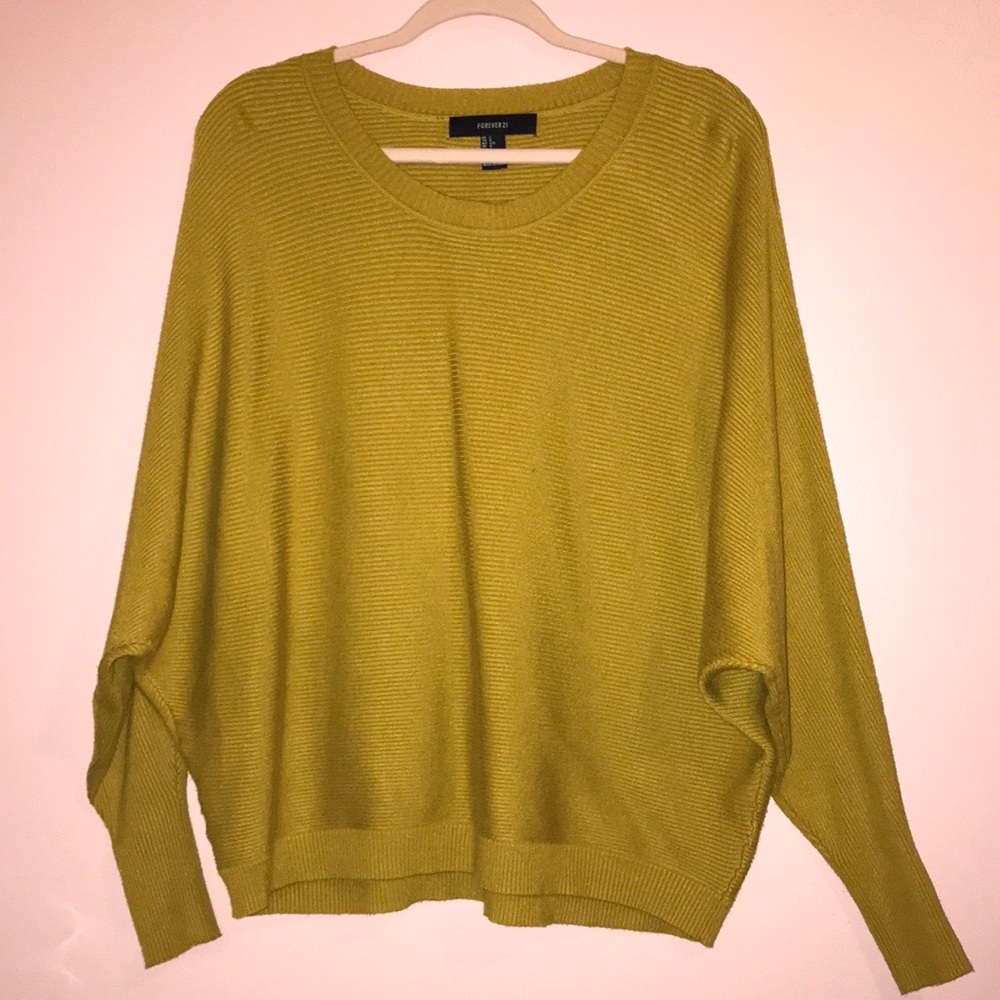 Ribbed Dolman Sweater